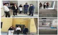 بازدید مدیرشبکه بهداشت ودرمان از پروژه در حال ساخت مرکزخدمات جامع سلامت شهرکیان