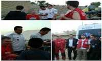 حضور تیم اورژانس 115 نهاوند در مناطق زلزله زده کرمانشاه 