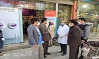 بازدید میدانی مدیرشبکه بهداشت ودرمان و معاون فرماندار از اماکن عمومی شهرنهاوند