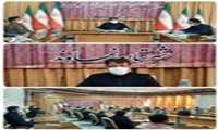 جلسه ستاد پیشگیری کنترل و مقابله با کرونا ویروس (قرارگاه زیستی) در شهرستان نهاوند 