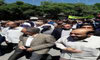 حضور کارکنان بهداشت و درمان شهرستان نهاونددر راهپیمایی روز جهانی قدس