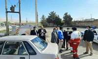 بازدید فرماندار و مدیرشبکه بهداشت نهاوند ازایستگاه  کنترل  مسافرین ( تب سنجی) برای خودروهای پلاک غیربومی در ورودی شهر نهاوند از مسیر قلعه قباد