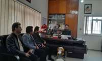 دیدار معاون شبکه و سرپرست مرکزبهداشت نهاوند با فرمانده سپاه ناحیه نهاوند