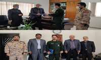 تقدیر ریاست محترم دانشگاه و مدیر شبکه بهداشت و درمان از فرمانده سپاه نهاوند 