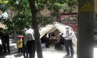 اندازه گیری فشارخون نمازگزاران در سالروز ارتحال امام خمینی (ره)